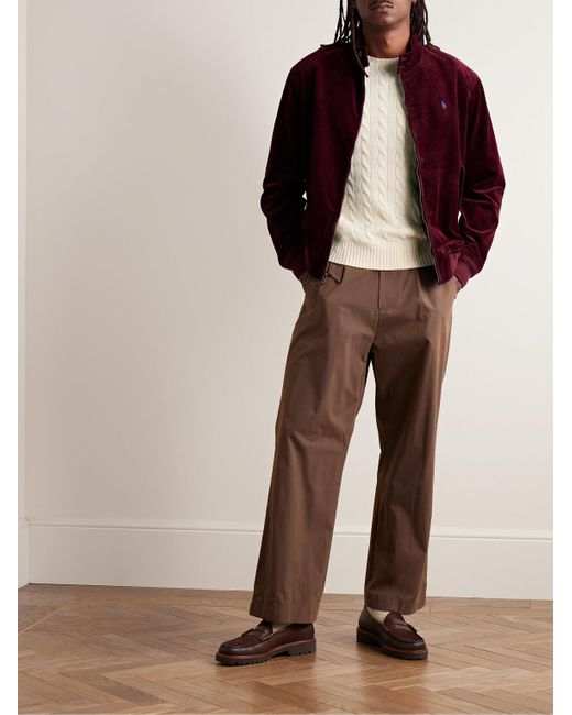 Polo Ralph Lauren Natural Slim-Fit Cable-Knit Wool And Cashmere-Blend Sweater for men