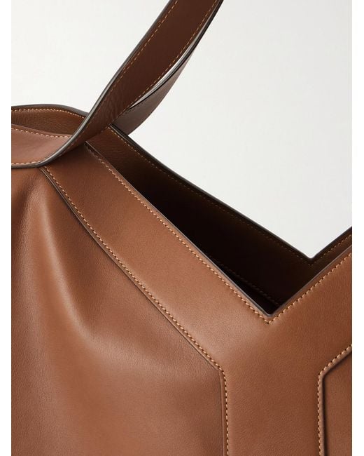 Saint Laurent Marais Tote aus Leder in Brown für Herren