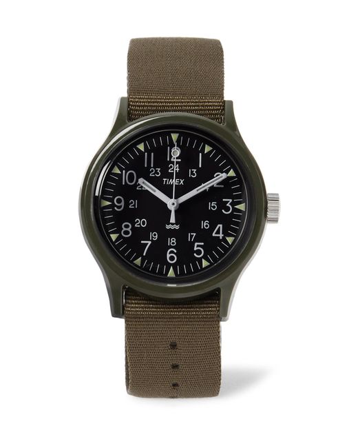 Timex Black Camper Mk1 Resin And Grosgrain Watch for men