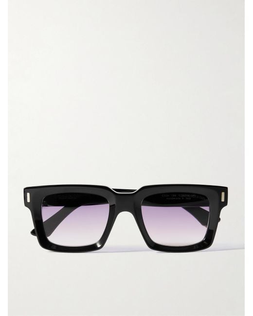 Cutler & Gross Black Square-Frame Acetate Sunglasses for men