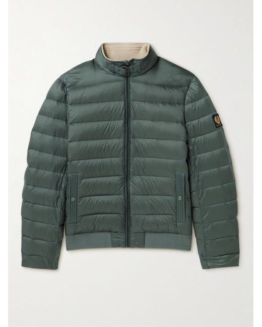 Belstaff Green Circuit Quilted Shell Down Jacket for men