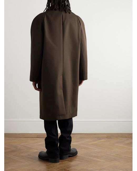 Lemaire Brown Wool-Blend Car Coat for men