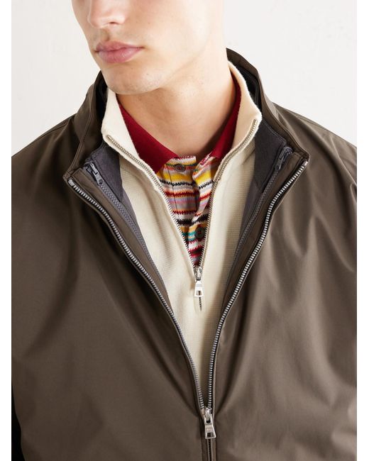 Peter Millar Brown Ryder Recycled-shell Jacket for men
