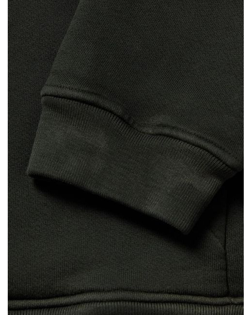 SSAM Black Cotton-jersey Hoodie for men
