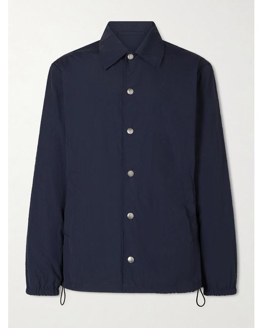 Dries Van Noten Blue Vorrie Shell Jacket for men