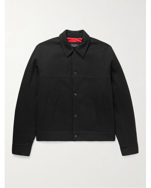 Rag & Bone Black Owen Wool Jacket for men