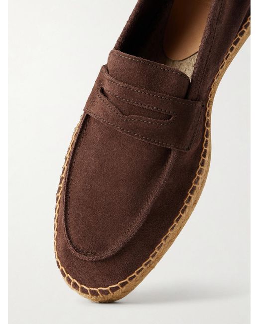 Castaner Brown Nacho Suede Espadrilles for men