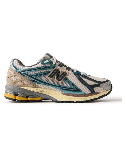 New Balance Blue 1906r Mesh And Leather Sneakers for men