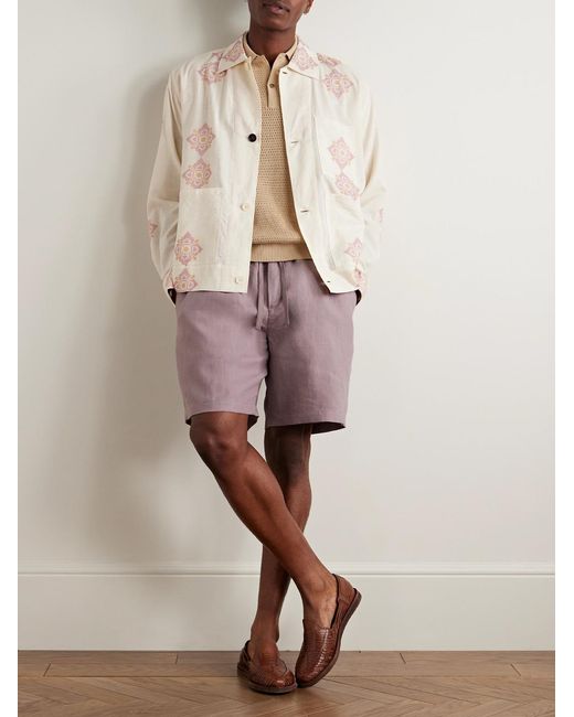 Kardo Natural Cotton-jacquard Jacket for men
