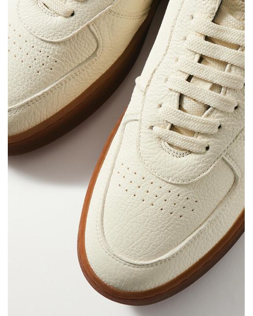 Officine Creative White Asset 001 Deerskin Sneakers for men