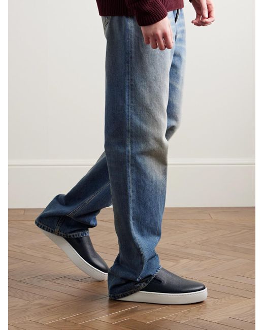 Sneakers Slip-On di Christian Louboutin in Blue da Uomo