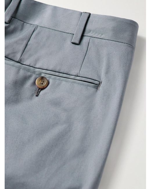 Pantaloni slim-fit in misto cotone Kei di Canali in Gray da Uomo