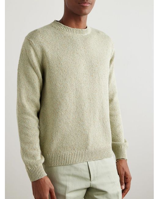 Loro Piana Natural Meina Cotton Sweater for men