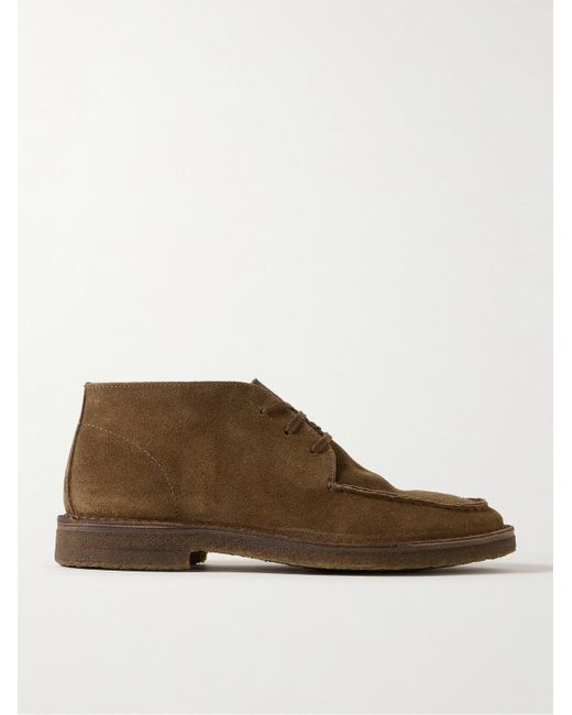 Drake's Brown Crosby Suede Chukka Boots for men