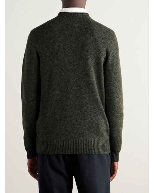 Hartford Green Wool Sweater for men