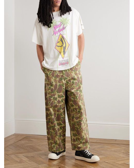 GALLERY DEPT. White Doc Johnson Heat Wave Glittered Printed Cotton-jersey T-shirt for men