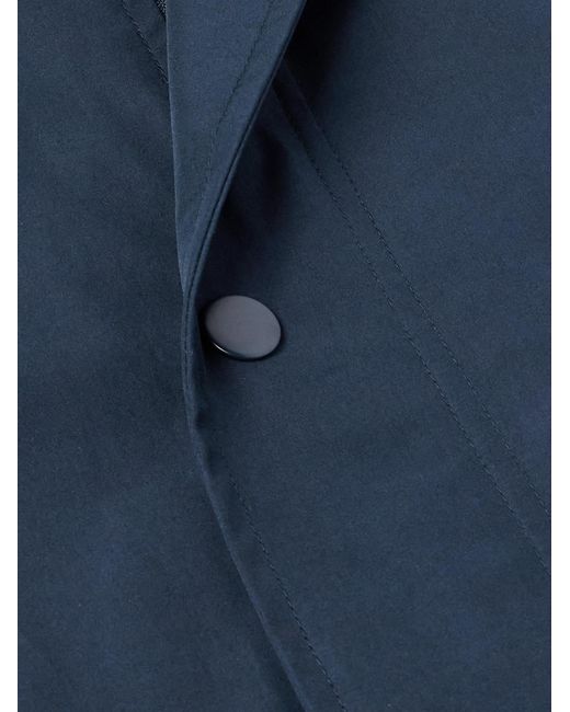 A.P.C. Blue Antonin Shell Parka for men