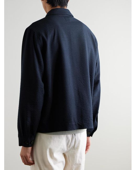 Overshirt di Sunspel in Blue da Uomo