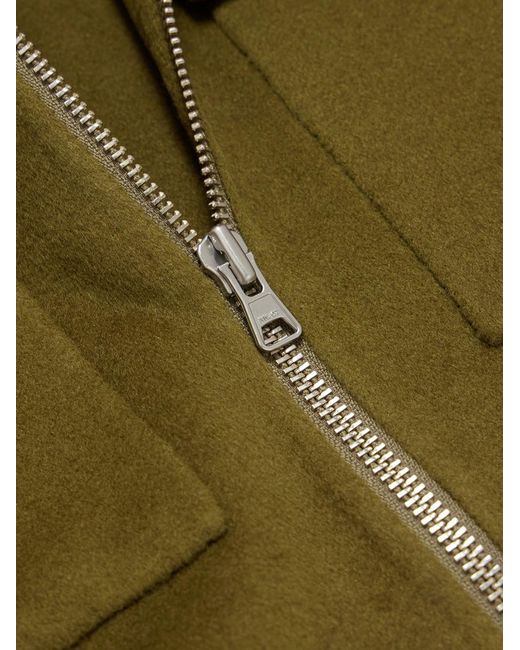 NN07 Green Alban 8447 Wool-blend Felt Jacket for men