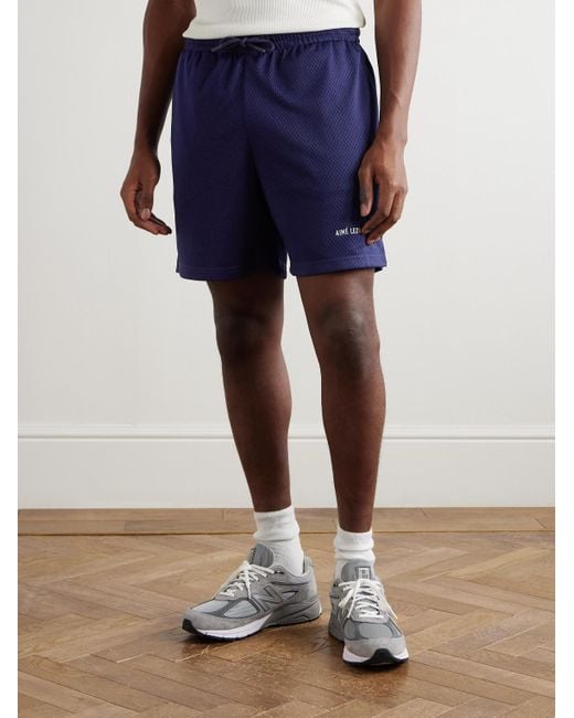 Shorts A Gamba Dritta di Aimé Leon Dore in Blue da Uomo