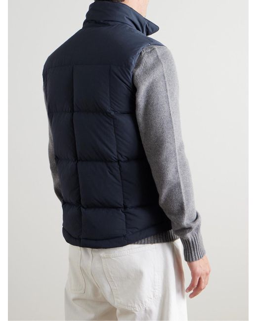 Valstar Blue Oliver Quilted Shell Down Gilet for men