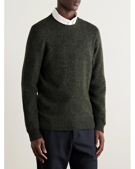 Hartford Green Wool Sweater for men