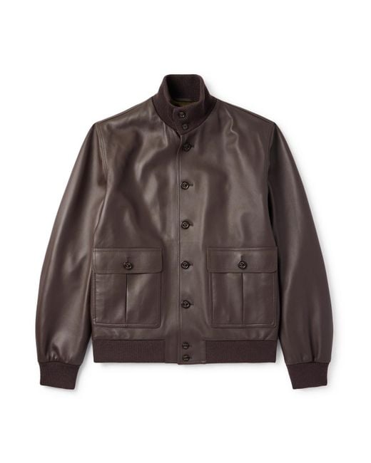 Valstar Brown Ino Leather Jacket for men