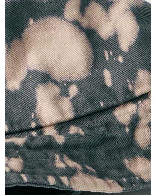 Noma T.D Gray Bleached Cotton-Twill Bucket Hat for men