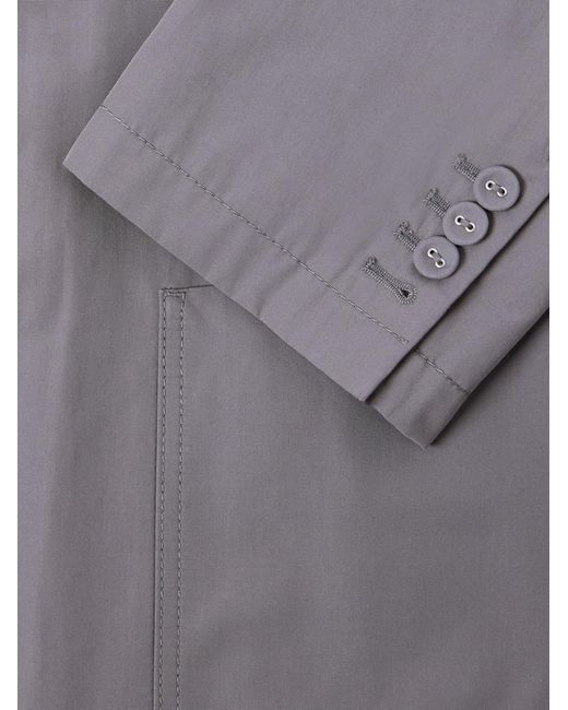 Thom Browne Purple Belted Cotton Blazer for men