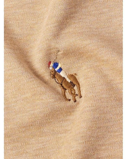Polo Ralph Lauren Natural Cotton-jersey Polo Shirt for men