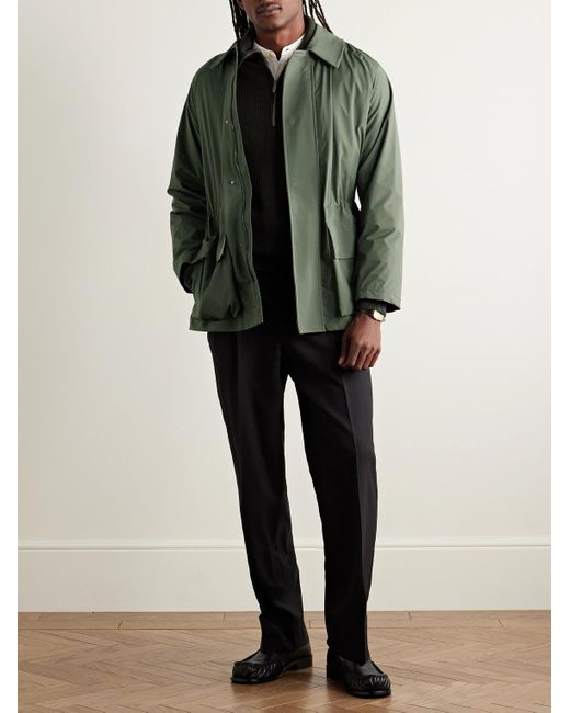 Saman Amel Green City Nylon Jacket for men