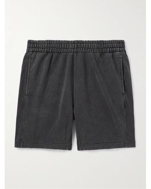 Remi Relief Gray Straight-leg Cotton-jersey Shorts for men