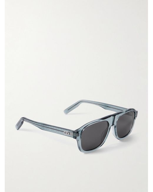 Dior Gray Cd Icon A1I Aviator-Style Acetate Sunglasses for men