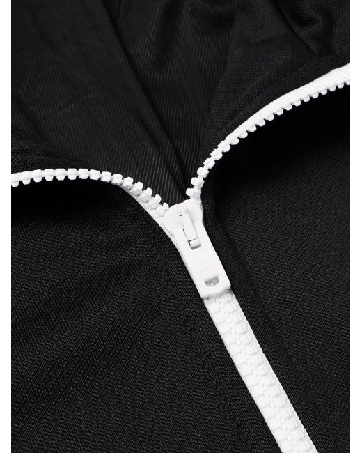 Amiri Black Logo-Appliquéd Jersey Track Jacket for men