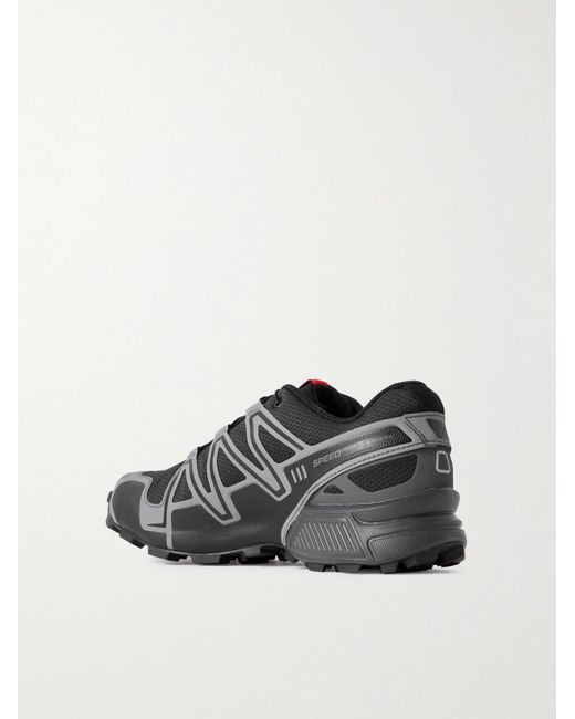 Salomon Black Speedcross 3 Gtx Rubber-Trimmed Gore-Tex Mesh Sneakers for men