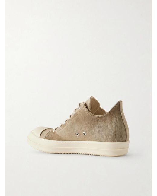 Rick Owens Natural Ramones Denim Sneakers for men