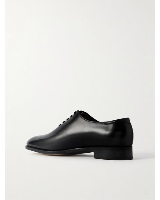 John Lobb Black Marldon Whole-Cut Leather Oxford Shoes for men