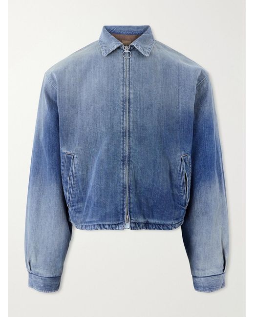 Kapital Blue Hacksaw Drizzier 12Oz Denim Jacket for men