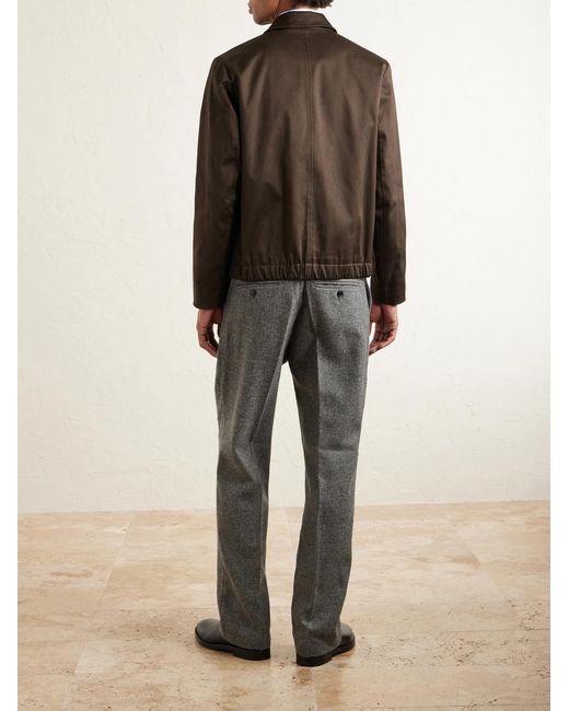 Paul Smith Brown Cotton-blend Twill Jacket for men