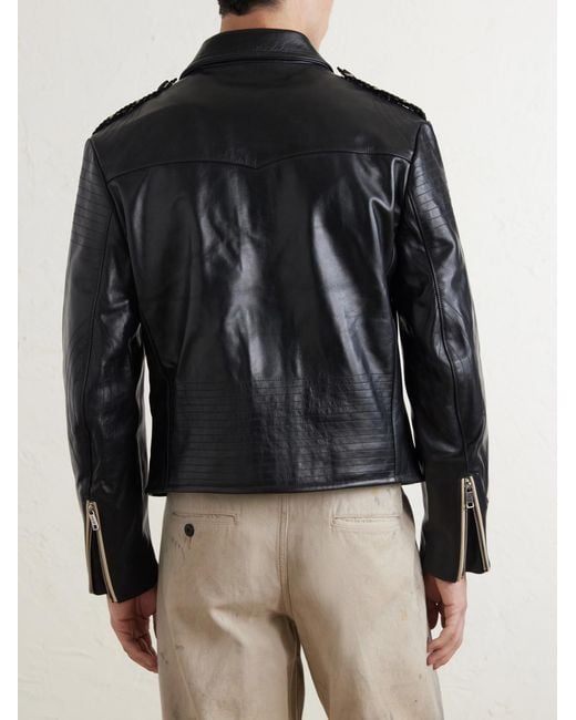 Enfants Riches Deprimes Black Afterlife Leather Jacket for men