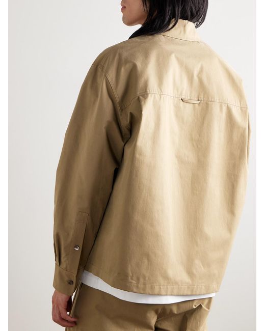 LE17SEPTEMBRE Natural Cotton-Blend Twill Jacket for men