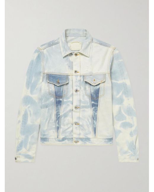 GALLERY DEPT. Blue Andy Distressed Denim Jacket for men