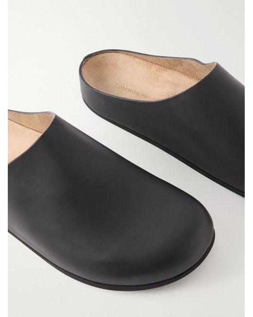 Common Projects Leather Clogs in White für Herren