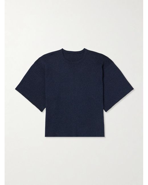 STÒFFA Blue Cotton T-shirt for men