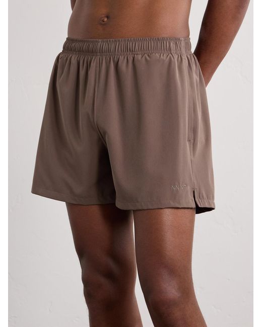 NN07 Natural Holiday 10039 Straight-Leg Short-Length Recycled-Shell Swim Shorts for men