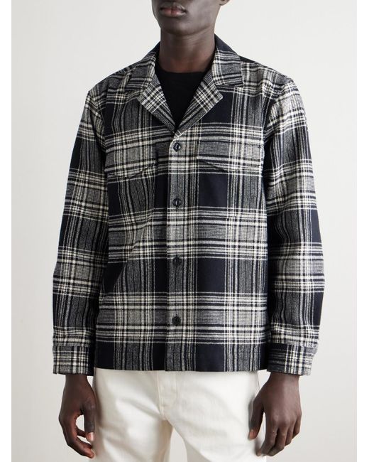 Overshirt di Officine Generale in Gray da Uomo