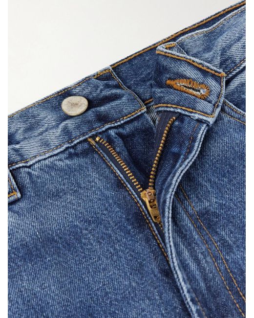 The Elder Statesman Blue Hunter Wide-Leg Organic Jeans for men