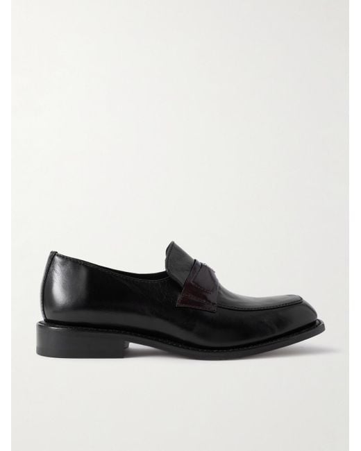 靴 our legacy ARMANI SENTIERO LOAFER 39 OUR LEGACY WORK SHOP Emporio Armani Black Sentiero Loafers Our Legacy