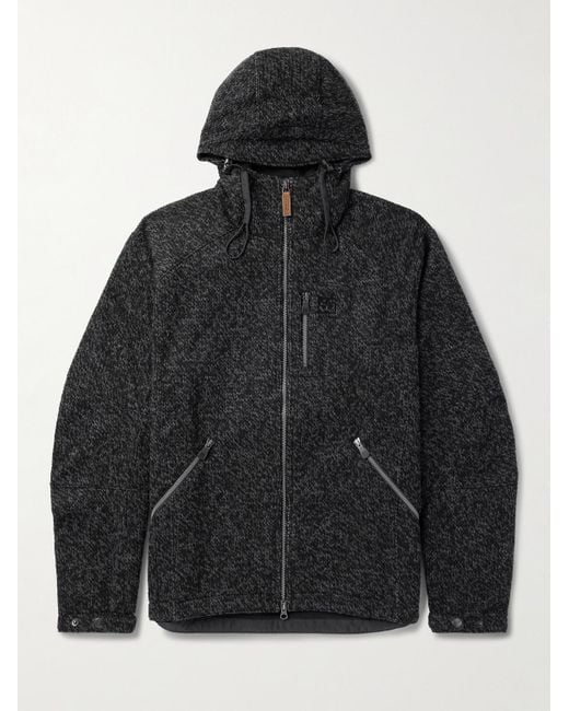 66 North Black Vindur Tech-knit Hooded Jacket for men