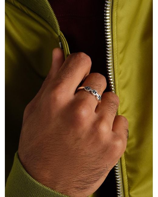 Hoorsenbuhs Black Makers Dame Sterling Ring for men